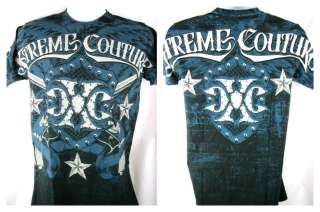 XTREME COUTURE Valor Black Premium T shirt New  