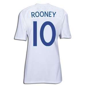   England 10/11 ROONEY Home Womens Soccer Jersey