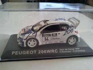IXO Peugeot 206 WRC Rally Car1/43. Diecast Model  