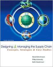Designing and Managing the Supply Chain, (007298239X), David Simchi 