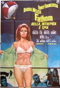 FATHOM 1967 55x79 Ultimate Raquel Welch bikini image!  