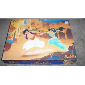  Disney Aladdin Movie 35 Piece Floor Puzzle   With Jasmine & Abu 