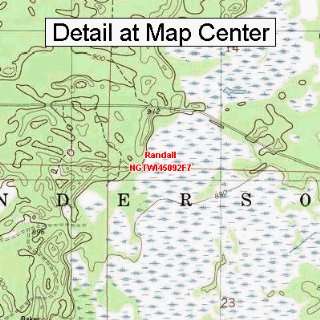   Map   Randall, Wisconsin (Folded/Waterproof)