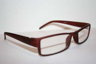 Nerd Clear Glasses Graphic Geek Shades 4 Men Flat brown Frame 407 