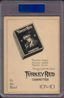 1911 T3 TURKEY RED #100 DAVY JONES PSA 4 TIGERS TURKEY RED BACK  