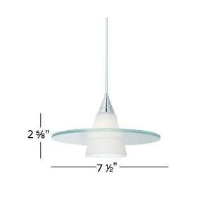   White / Chrome Quick Connect Shade Monopoint Canopy: Home Improvement