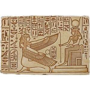  Goddess Maat Paying homage to Hathor Relief