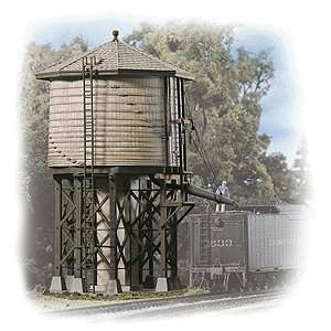   Cornerstone Series Kit HO Scale Wood Water Tank Gray: Toys & Games