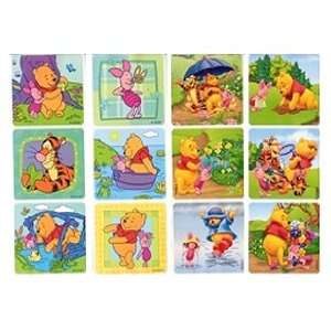  12 Large Winnie the Pooh Spring theme Stickers: Toys 