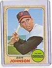 1968 Topps Baseball Set Break 273 Dave Johnson Orioles NMT  
