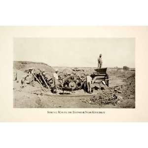  1929 Print South Africa Diamonds Surface Mining Kimberley 