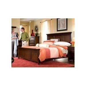 Broyhill Abbott Bay King Panel Bed in Warm Brown 