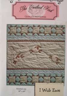 Wub Ewe~Baby Quilt Pattern~Counting Sheep  