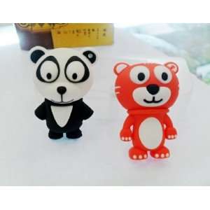  4GB Cute Tiger Style USB Flash Drive with Key Chain Electronics