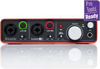 Focusrite Scarlett 2i2 (2x2 USB2 Audio Interface)  