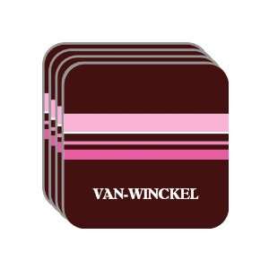  Personal Name Gift   VAN WINCKEL Set of 4 Mini Mousepad 