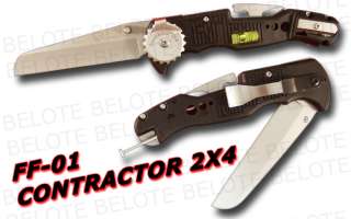 SOG Knives Contractor 2x4 Folder w/ Level FF 01  