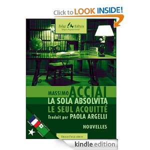 Le seul acquitté (French Edition): Massimo Acciai:  Kindle 