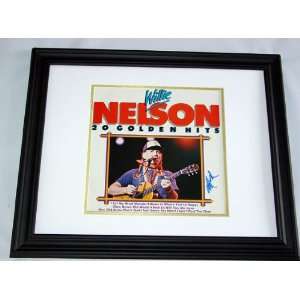 Willie Nelson Autographed Signed Hits Album & Exact Proof
