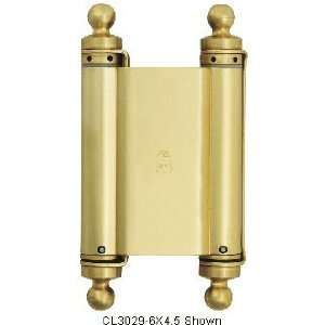   Brass Classic Double Acting Spring Hinge 5 x 3 1/2: Home Improvement