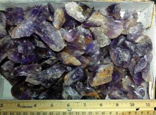 A+ Wholesale 4.5 Pound Lot of Amethyst & Ametrine Rough Facet Cabbing 