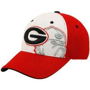   Georgia Bulldogs Red Wild Card Mesh Flex Fit Hat: Sports & Outdoors