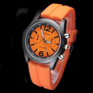 FASHION Unisex Jelly Candy Dial Quartz Wrist Watch 5 colors for choose 
