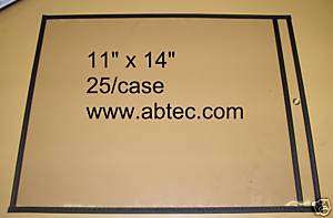 11 x 14 Job Ticket Holders , Black, Case of 25  