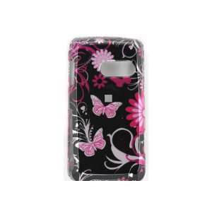  LG LN510 Rumor Touch Graphic Case   Pink Butterfly: Cell 