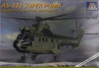 AS 332 Super Puma Helicopter   Italeri Model   Scale 1:72   NEW SEALED 