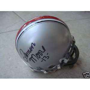  Damon Moore Ohio State Signed Mini Helmet W/coa Sports 