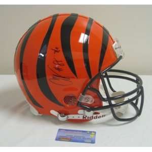  Signed Chad Johnson Helmet   Authentic: Sports & Outdoors