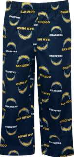 San Diego Chargers Toddler Navy Printed Logo Sleep Pants  