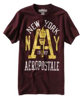 Aeropostale mens graphic NYC EAST DIV. t shirt  