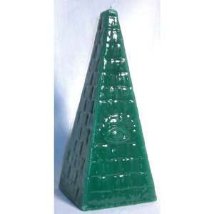 Money Pyramid Candle Wiccan Wicca Pagan Spiritual Religious New Age