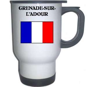  France   GRENADE SUR LADOUR White Stainless Steel Mug 
