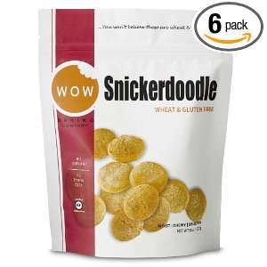 WOW BAKING COMPANY Cookies, Snickerdoodle, 8 Ounce (Pack of 6)  