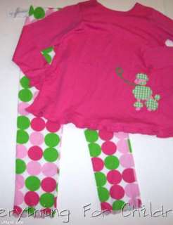 Girls KELLYS KIDS boutique outfit 10 12 NWT swing top dot pants pink 