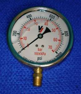 Valley Instrument 4140 GXB 1000 Pressure Gauge  