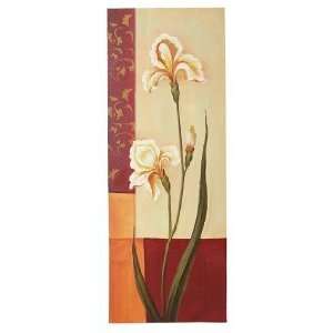  Handpainted White Lily Wall Art