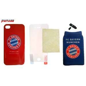 FC Bayern Munchen iPhone 4 Case (AT&T iPhone Only) + 5x Accessories 
