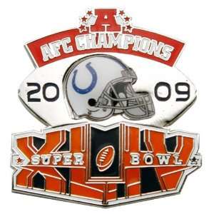    Indianapolis Colts 2009 AFC Champions Pin: Sports & Outdoors