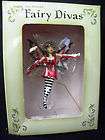 Amy Brown CANDY CANE Fairy Divas Chistmas Yule Ornament  