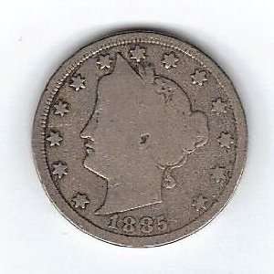  1885 Liberty Head V Nickel 