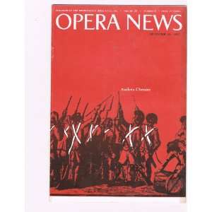    Opera News December 23, 1957 Andrea Chenier Cover (22) Books