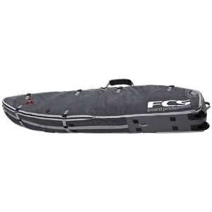  FCS Triple Wheelie Shortboard Travel Bag   Charcoal 