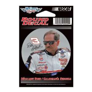  Dale Earnhardt 2012 Round Vinyl Decal: Sports & Outdoors