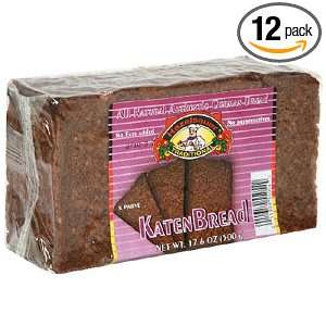 Hazelsauer Katen Bread (Wheat Germ), 17.6 Ounce Loaf (Pack of 12 