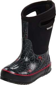 Bogs Boys Classic High Spiders Black Boot 52510  