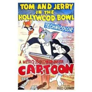  Tom and Jerry in the Hollywood Bowl HIGH QUALITY CANVAS 